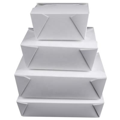 China Biodegradable Paper Food Take Out Boxes Chinese Pasta Take Out Boxes for sale