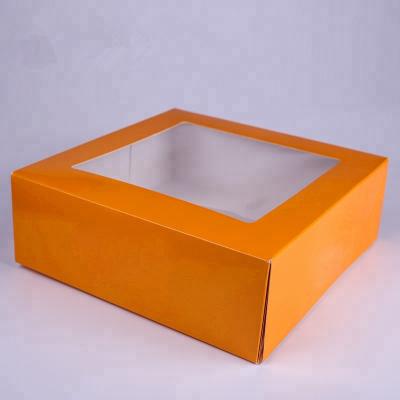 China Widely Used Biodegradable Shooter Folding Birthday Cake Box for sale