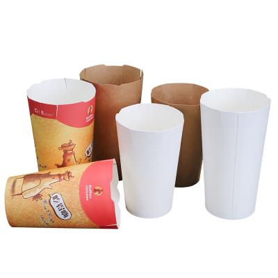 China 2021 New Style Biodegradable Paper Potato Chips Packaging Disposable Bottle for sale