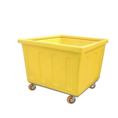 China Laundry Cart Durable Plastic Cleaning Cloth Cart For Hospital Hotel Guest Room Hosekeeping Washing for sale