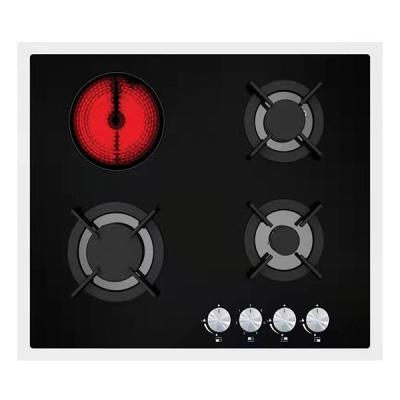 China 2022 hot sale household gas electric tempered glass cooktop built in gas stove built type for sale