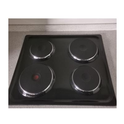 China Adjustable Temperature Foshan 4 Burners Built In Electric Hob Electric Kitchen Griddle Cooktop Cooking Stove Infrared Burner In Black for sale