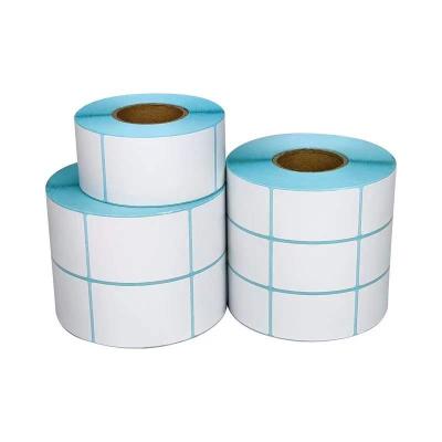 China High Quality 40mm*80mm Barcode 2000 Pcs Thermal Paper Roll Labels For Printing Private Label Needs for sale