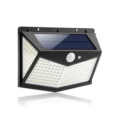 China New Waterproof Solar Motion Sensor 114led Garden Light Outdoor Pir Motion Sensor Farol Solar Garden Light for sale