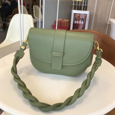 China Custom Fashion China Factory Whip Retro Handbags Solid Color Saddle Bag Mini Shoulder Cute Bag For Ladies for sale