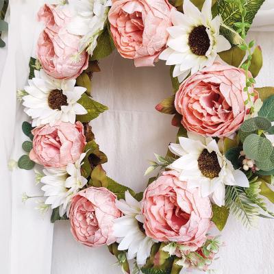 China Dried Flower Rose Peony Head-Use Garland Or Hanging Decoration For Weddings Party Dried Flowers And Plants for sale