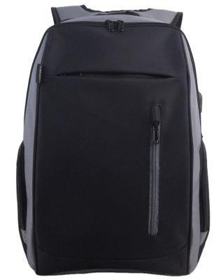 China With USB Laptop Backpack Men Business Bag Polyester Waterproof Backpack With USB Fashion Laptop Office Filling Bag for sale