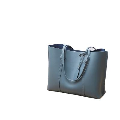 China Custom Leather Ladies Tote And Large Capacity Shopper Multifunctional Bag Good Quality Fashion Handbag for sale