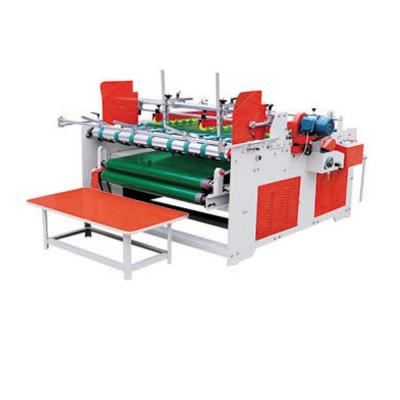 China Corrugated Box Processing Chinese Factory Price Small Pressure Model Semi Automatic Folder Gluer Combo Machine for sale