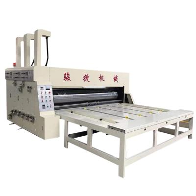 China Factory Cheap Price Two Color Printing Slotting Die Cutting Machine For Corrugated Box for sale