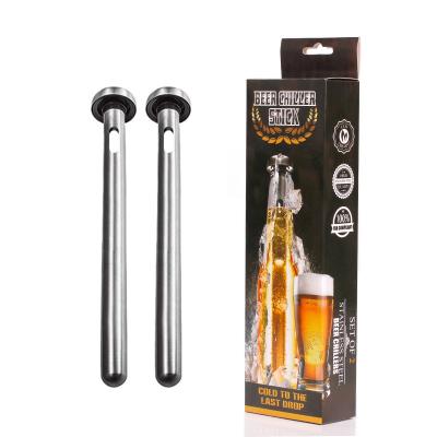 China Sustainable Portable Stainless Steel Stick Beer Chill Stick Cooler Beer Fridge for sale