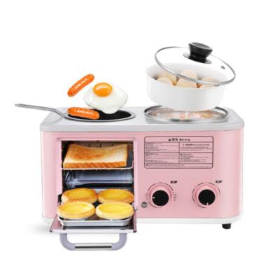 China Household Multifunctional Breakfast Machine With Toast Oven Pan for sale