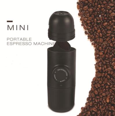 China 2020 Update Hotel Mini Coffee Maker Portable Italian Handheld Coffee Maker Outdoor Coffee Machine for sale