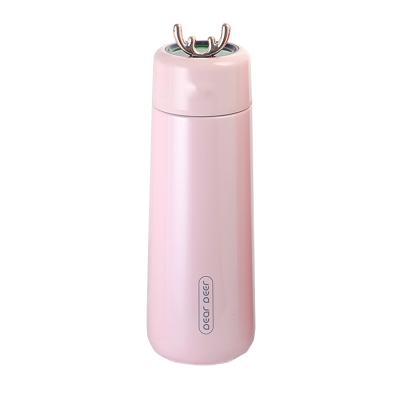 China 16oz Temperature Display Double Wall Flask Viable Automatic Smart Thermo Flask Sports Flask Reminder Corporate Gifts For Family Friends for sale