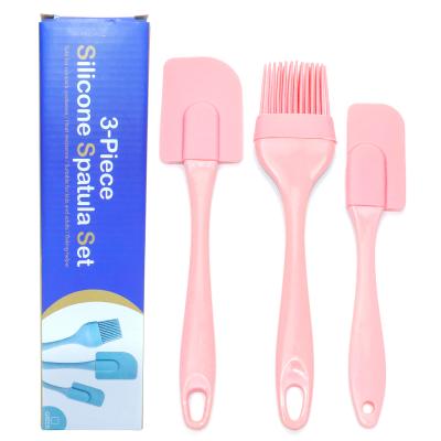 China Amazon Viable High Quality Hot Sales 3 Pieces Silicone Spatula Set For Home for sale