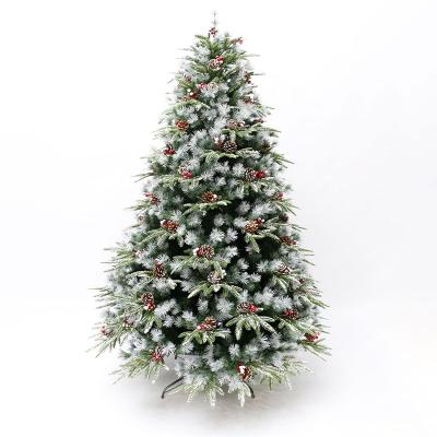 China Artificial PE 180cm Christmas Tree Green PE, Pine Needle And PVC Mixed Tree For Christmas Decoration for sale