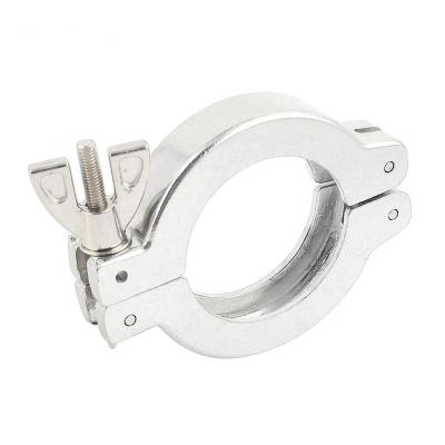 China Sanitary Kf25 Ss304 Stainless Steel Pipe Flange Kf25 Ss304 Flexible Quick Aluminum Kf Flange Ferrule Kf25 Kf50 for sale