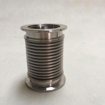 China Vacuum System Connector Expansion Joint Isok 316 Stainless Steel Vacuum Exhaust Braid Bellows Price for sale