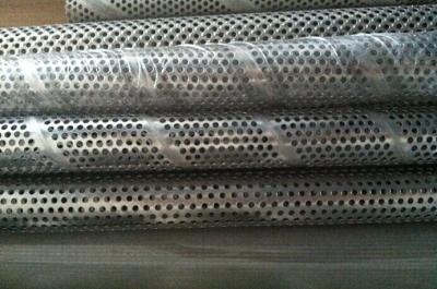 China Perforated Spiral Welded Pipe for sale