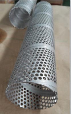 China spiral welded 316L perforated center tube air 304 center core filter frames metal pipe for sale