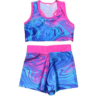 China Custom Spandex / Polyester Dance Team Practice Wear for sale