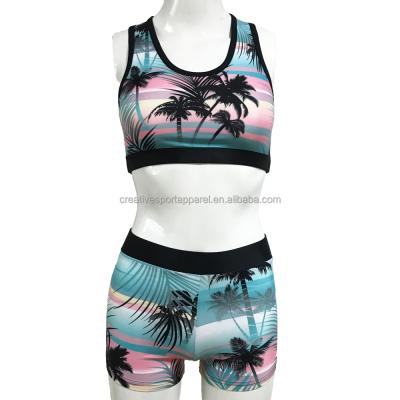 China Spandex/Polyester Design Your Own Girls Tracksuits Dance Wear for sale