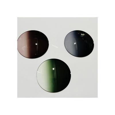 China Single Vision No Lense Sticker For Sunglasses 1.499 Color CR39 Progressive Sunglass Lens for sale