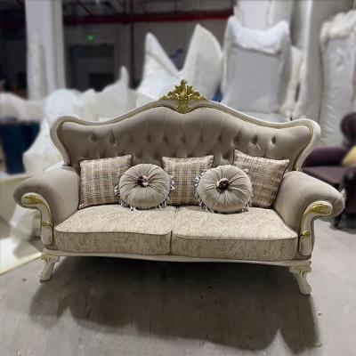 China The Italian Style Carved Wood Handcrafted Sofa Set Living Room Furniture Layer Sofa Set Furniture Contemporary Luxury Sofa for sale