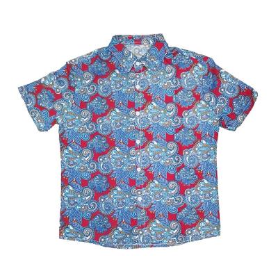 China Daily Wear Mens Hawaiian Beach Shirt Printed Short Sleeve New Design Printed Shirt Listed for sale