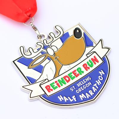 China Worldwide 2021 New Design Festival Medals HOLD BEER Sports Souvenir Metal Running Saint Benedict Medal for sale