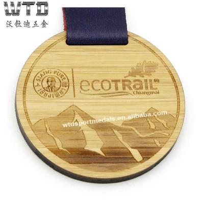 China Custom China WTD Bicycle Race Finisher Medal Track Wooden Medal for sale