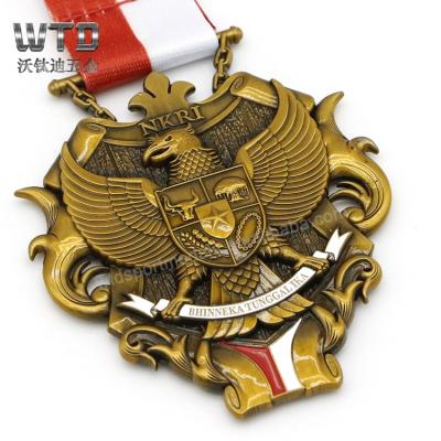 China Hot Sale China WTD Marathon Medals Custom Metal Sports Medal Eagle Medal for sale