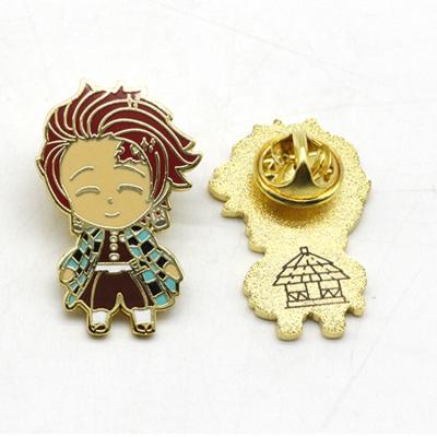 China China Metal Crafts Manufacture Direct Cute Hard Enamel Pin Cartoon Metal Lapel Bulk Pins for sale