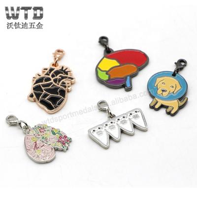 China Promotion WTD Factory Cheap Price Custom Made Enamel Key Chain Wholesale Metal Crafts Key Chain for sale