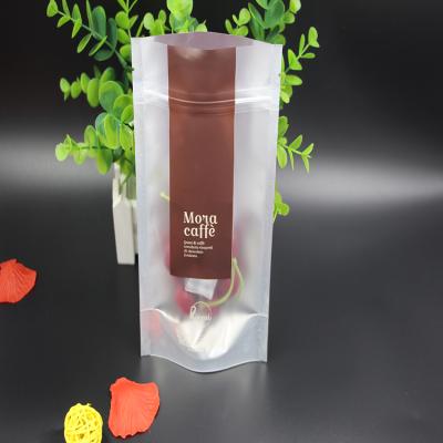 China Wholesale Recyclable Aluminum Foil Bag For Coffee Packaging With Ziplock Coffee Bag for sale