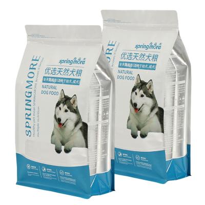 China Hot Sales Dog Treat Food Packaging Bags/Flat Bottom Dog Treat Pouch Foil Bag/High Quality Royal Canine Dog Food Bag zu verkaufen