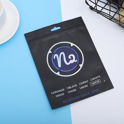 Κίνα Recyclable Custom Logo Frost Matte Garment Zipper Plastic Packaging Bag προς πώληση