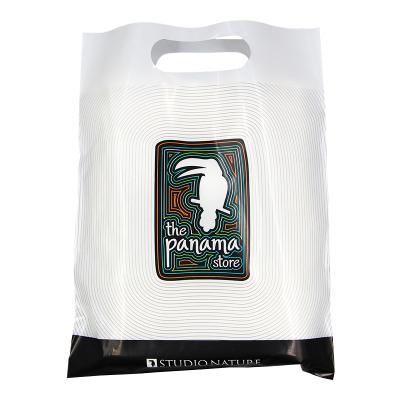 Κίνα Custom Retail Shopping Recyclable Hot Selling Small Plastic Bags For Gift Die Cut Plastic Bag προς πώληση