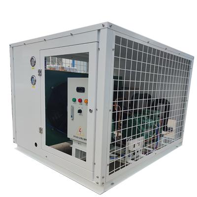 China Garment Shops Refrigeration System High Temperature Air Cooled Condensing Unit for sale