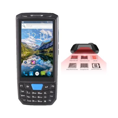 China Handheld Computer Lanchang Factory Rugged Industrial Android pda 1D 2D mobile terminal qr barcode scanner for sale