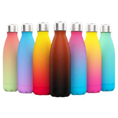 China Business 500ml Double Wall Insulated Vacuum Cola Bottle Food Grade 304 18/8 Thermos Flask Material Wholesale Gift Bottle Custom Color for sale