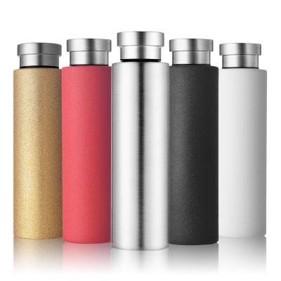 China Sustainable Vacuum Thermos Flask Stainless Steel Double Wall Sports Bottle Water Bottle For Sports for sale