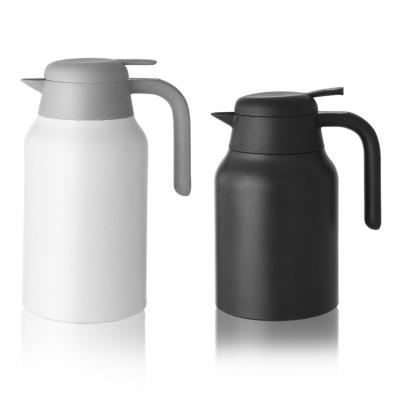 China 1.6L BPA Double Liter Vacuum Thermos Stainless Steel Wall Coffee Pot Teapot Vacuum Viable Vacuum Thermos Jug Double for sale