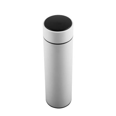 China 2021 Business 2021 Promotional Stainless Steel Double Wall Gift 316 Digital Thermal Smart Vacuum Flask With Display Lid for sale