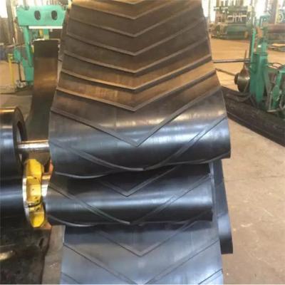 China Mine Manufacturing Rough Top Circular Rubber Conveyor PE 200 Industrial Belt for sale