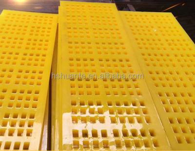 China Equipment Polyurethane Vibrating Mesh Mining Sieve Plate For Vibrating Screen for sale