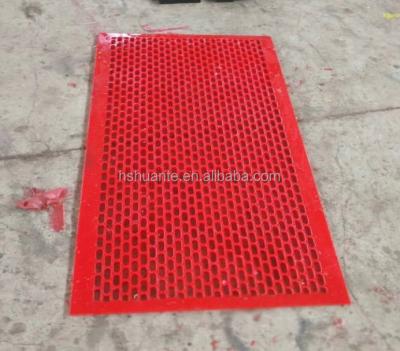 China Equipment Polyurethane Vibrating Mesh Mining Sieve Plate For Vibrating Screen for sale