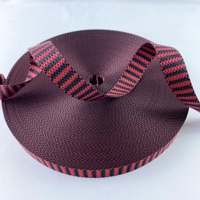 China Spot promotion wholesale Nylon Printed Ribbons Webbing Straps Polyester Jacquard Woven Tape for sale