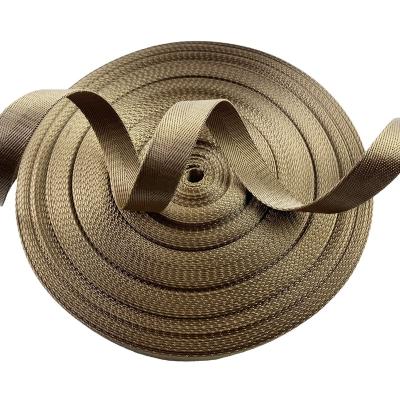 China High Strength High Tenacity Custom Polyester Nylon Webbing Straps Tape 20 X 1.0 Herringbone Webbing Strap For Dog Collars for sale