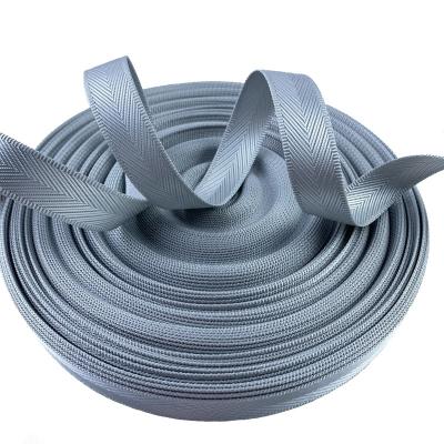 China High Strength gray 25mm Herringbone Nylon Webbing for sale